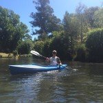 Kayaking in Avon River, Christchurch