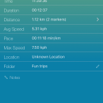 Paddle Logger kayak SUP tracker app