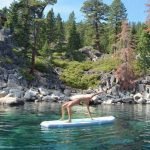 ISLE 10’4 Airtech Yoga Inflatable Stand Up Paddle Board – yoga pose