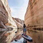 ISLE 12’6 Airtech Inflatable Touring Stand Up Paddle Board – great scenery