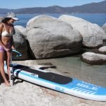 ISLE Airtech 10′ All Around Inflatable Stand Up Paddle Board – easy to inflate