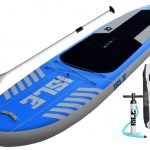 ISLE Airtech 10′ All Around Inflatable Stand Up Paddle Board – package