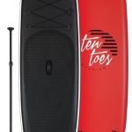 Ten Toes 10′ Weekender Inflatable Stand Up Paddle Board – Black Red color