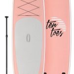 Ten Toes 10′ Weekender Inflatable Stand Up Paddle Board – Blush Pink color