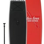 Ten Toes iSUP Jetsetter Inflatable Touring Standup Paddleboard – Black Red color