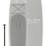 Ten Toes iSUP Jetsetter Inflatable Touring Standup Paddleboard – Grey color