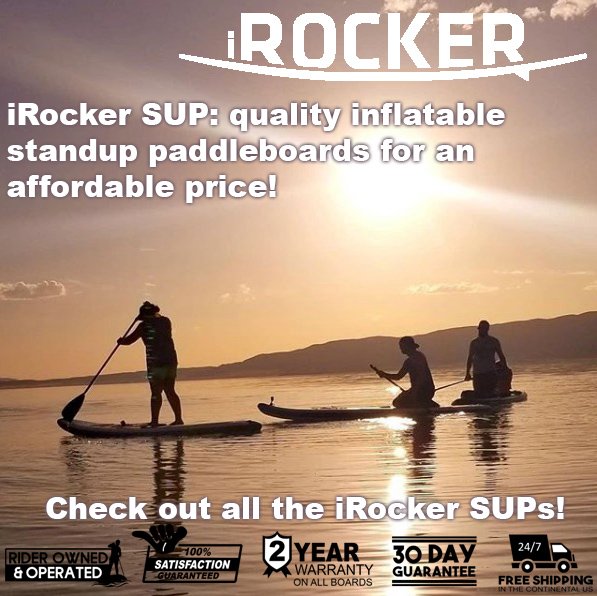 Quality Inflatable Standup Paddleboards by iRocker SUP paddlepursuits